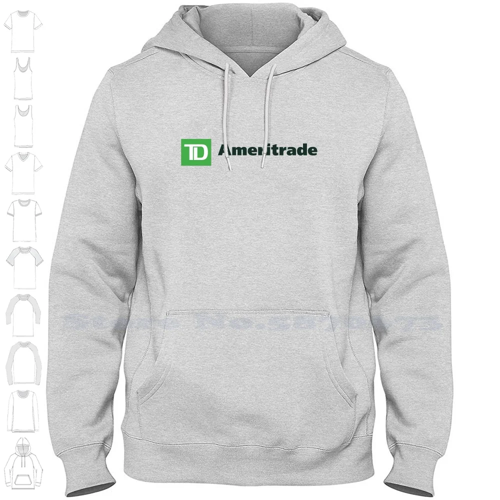 

Модная толстовка с капюшоном с логотипом TD Ameritrade, высококачественные худи с графическим рисунком