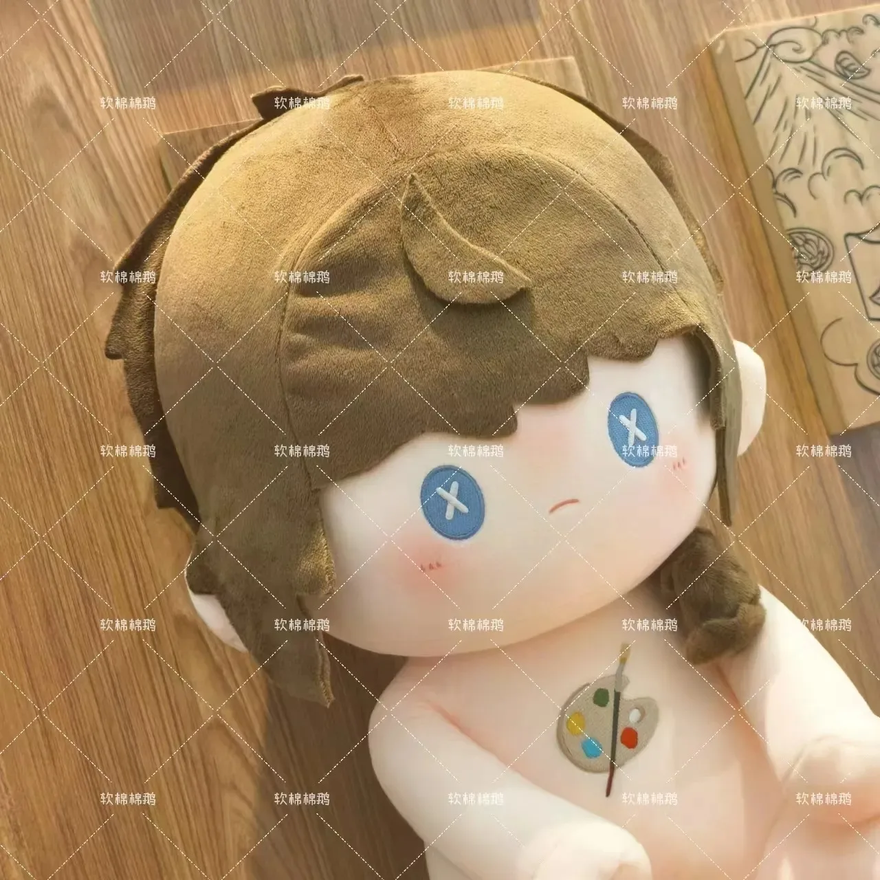 40 см аниме личность Эдгар валден косплей мультяшное платье сидение осанка мягкая