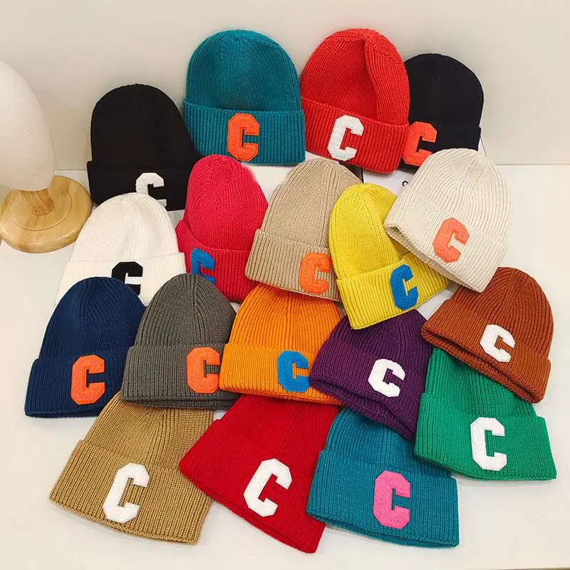 

Зимние вязаные шапки CPB для мальчиков и девочек, для мужчин и женщин, облегающие шапки, для детей и взрослых, 2023