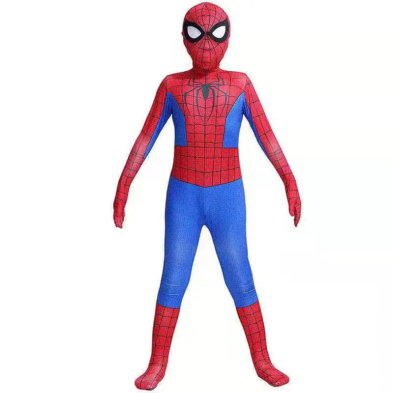 

New MilesRemy spider Far From Home Cosplay Costume Zentai Spiderman Costume Superhero Bodysuit Spandex Suit for Kids Custom Made