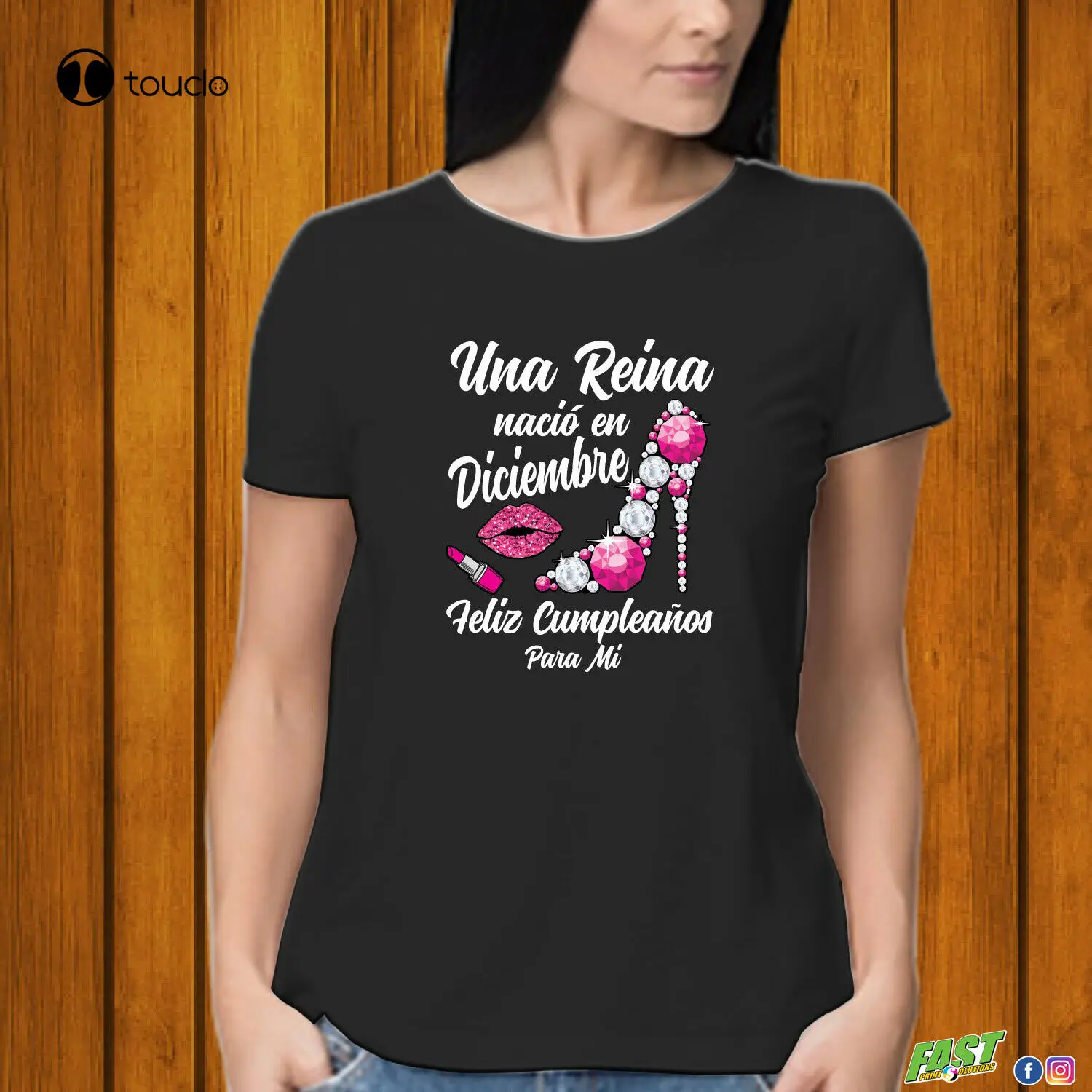 

Camiseta Una Reina Nacio En Diciembre, Feliz Cumpleaños Para Mi,Birthday Tshirt red t shirt