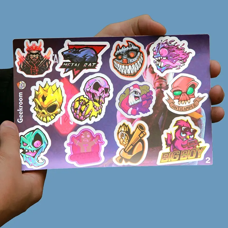 Наклейки Geekroom детские из игры виниловые самоклеющиеся стикеры для детей на