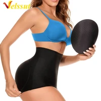 velssut padded butt lifter panties for women high waist butt lifting shorts removable pad tummy control butt enhancer shapewear
