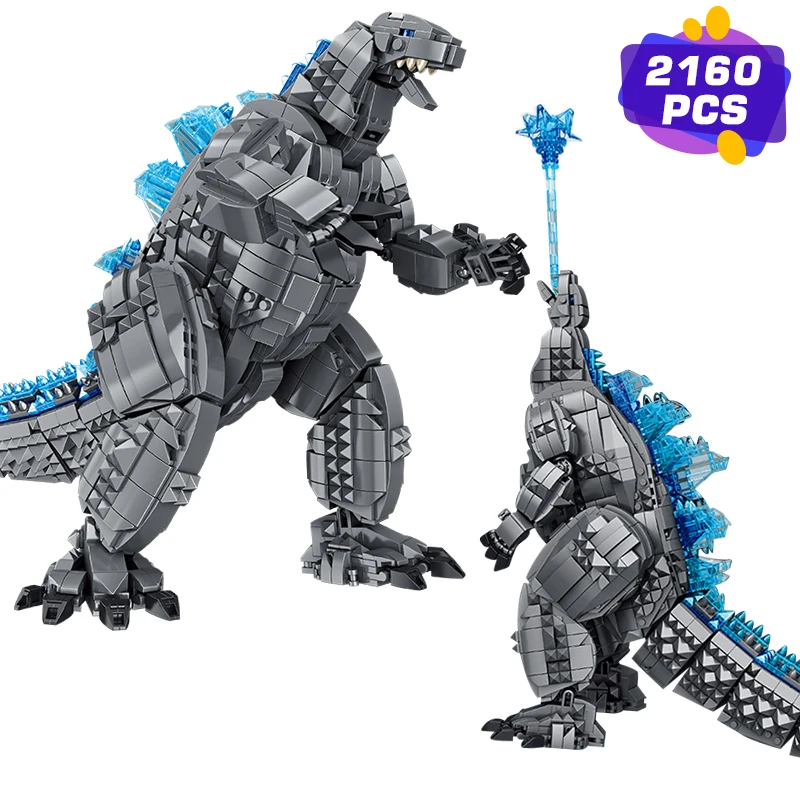 

Технический Монстр MOC, большая модель, строительные блоки, знаменитый фильм, монстр, боевые блоки, развивающие игрушки, подарок для детей