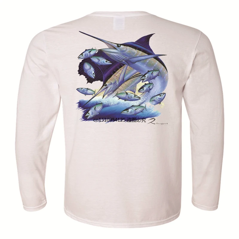 

Men's Wholesale T Shirt Custom Fishing Shirts Healong 100%Polyester Long Sleeve Sublimation Fishing Wear Sweat Releasing Shirts