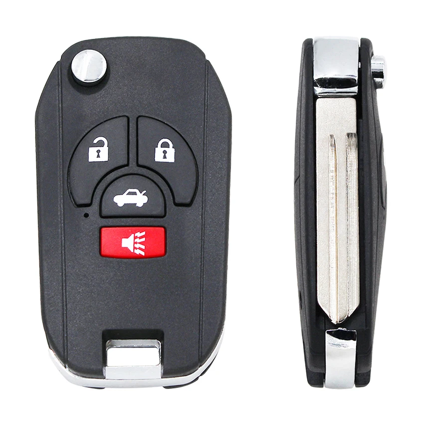 Модифицированный 2/3/4 кнопочный складной чехол для ключа с дистанционным