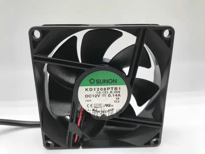 Бесплатная доставка новый оригинальный 8025 KD1208PTB1 DC12V 0 14A бесшумный осевой