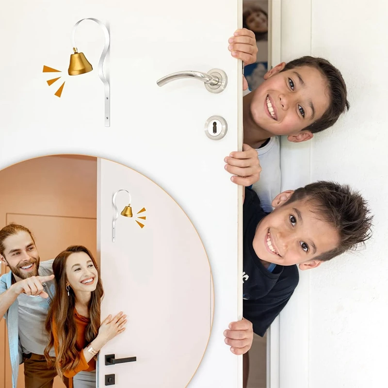 4 шт. колокольчик для владельцев магазинов антикварный дверной звонок настенный