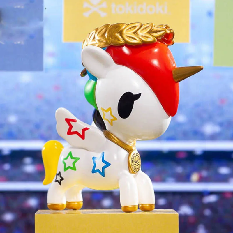 12 наборов/шт Оригинальные фигурки Tokidoki из аниме Единорог |