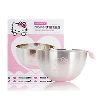 hello kitty 304 stainless steel non slip handle with scale silicone bottom and surface egg pots baking tool