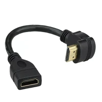 elbow hdmi compatible extension cable 90 degree l type hdmi compatible male to female extension cable 270 degree elbow extension