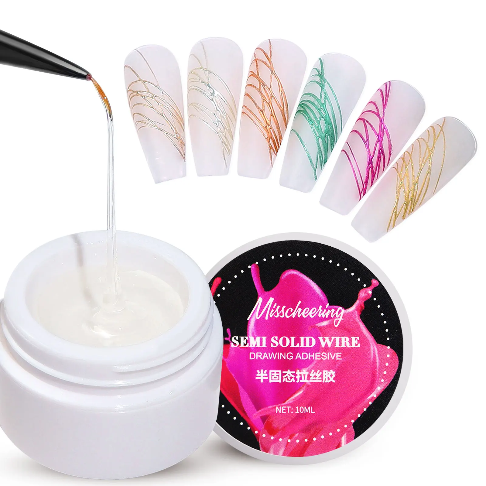 

Полутвердый Гель-лак для ногтей, 1 коробка, 10 мл