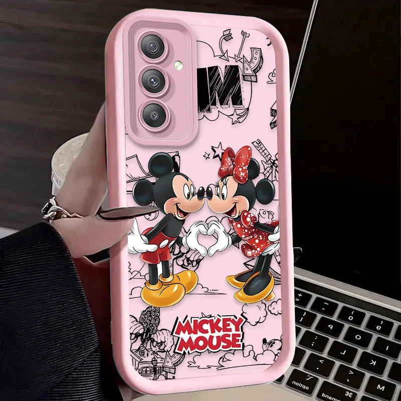 Чехол для телефона Disney с Микки и Минни Маусом Samsung Galaxy A14 A15 5G S21 S22 S23 S24 FE Plus Ultra A25 A35