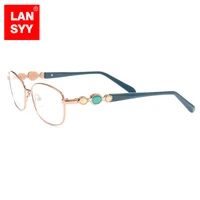 glasses frame women metal round alloy eyeglasses fashion prescription jewellery eyewear myopia optical eyeglasses spectacle