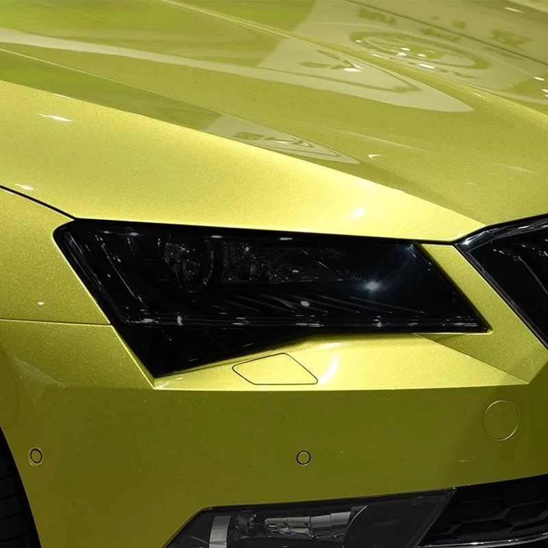 

Аксессуары для Skoda Superb 3 3V B8 2015 2016 2017 2018 2019 2020 Защитная пленка для автомобильных фар Прозрачная черная наклейка из ТПУ