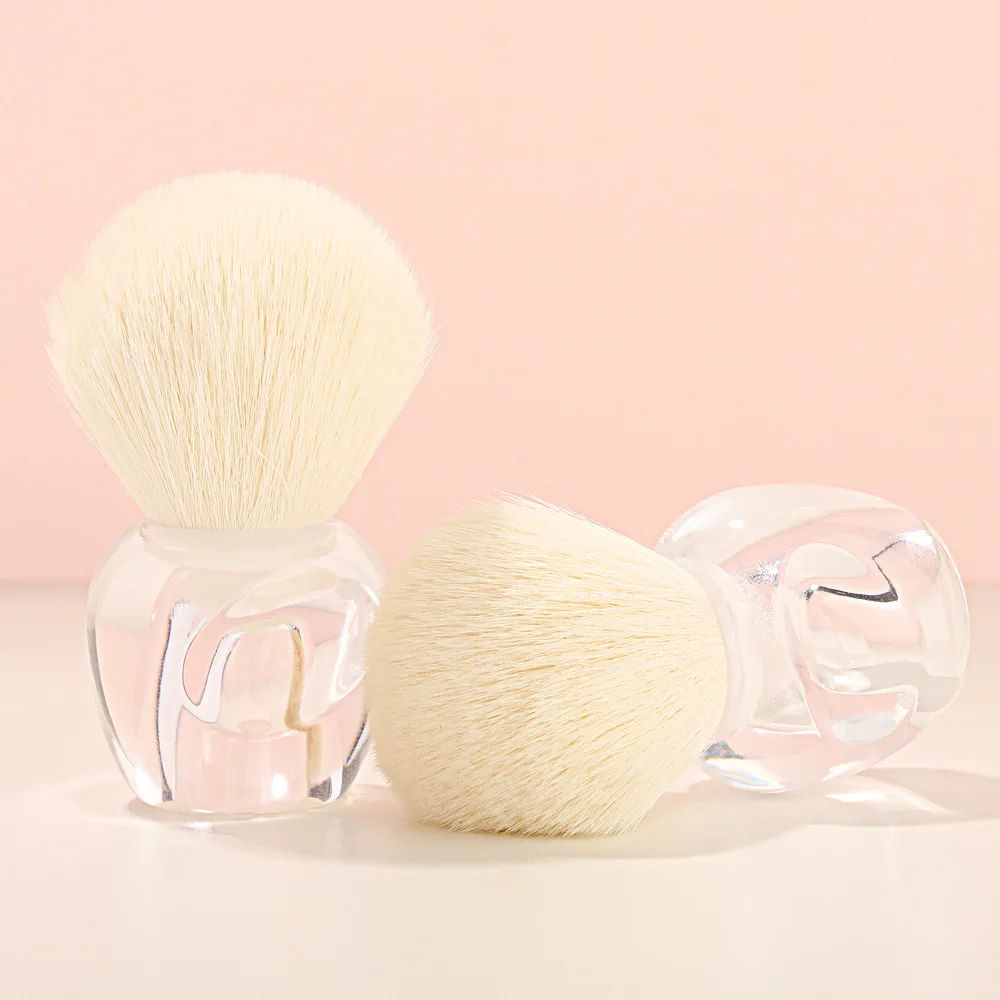 

RANCAI Makeup Brush The New Transparent Loose Powder Brush Looks Beautiful And Convenient To Carry A Beauty Tool
