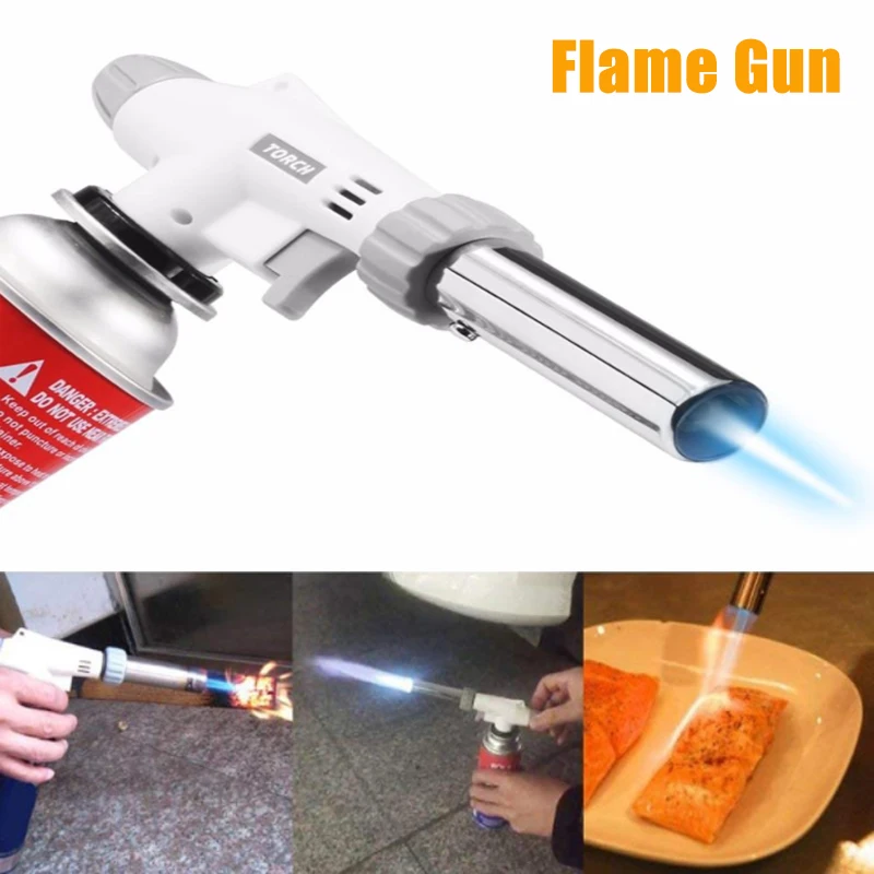 

Welding Gas Burner Flame Gas Torch Flame Gun Blowtorch Cooking Soldering Butane AutoIgnition gas-Burner Lighter Heating