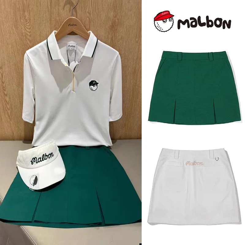 

23 new MALBON golf summer ladies hip skirt slim sexy sports skirt professional ball suit