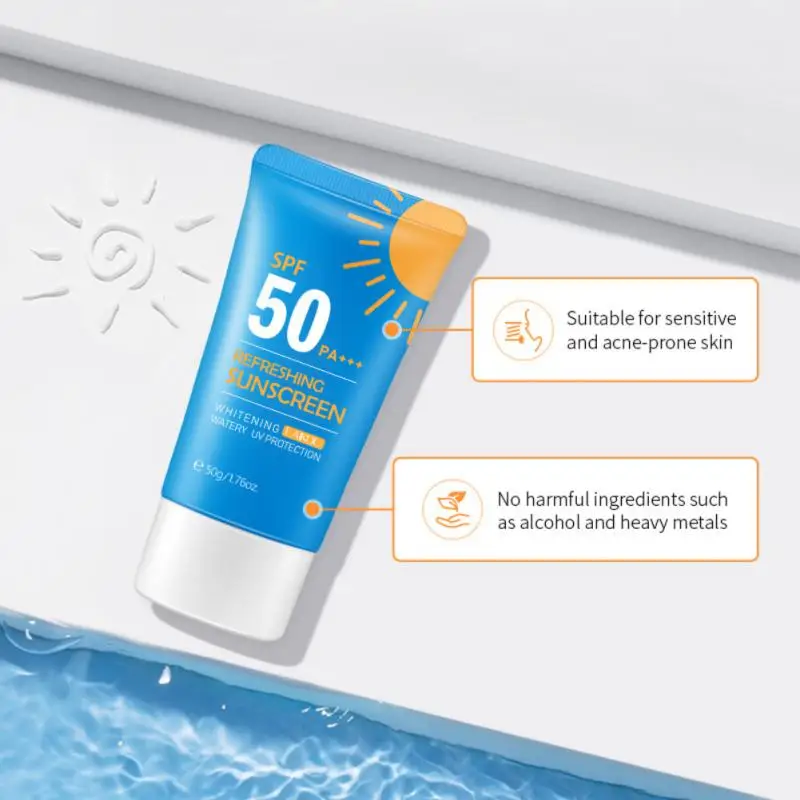 

SPF50 Sunscreen Lotion PA+++ Sunscreen Cream Long-lasting UV Protection Cream Refreshing Sun Block Long-lasting Facial Care 50g
