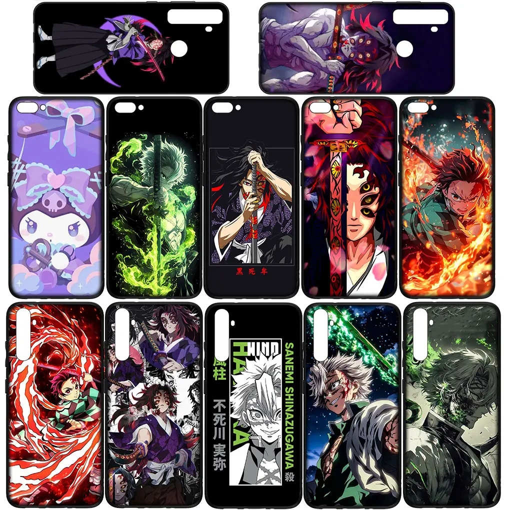Demon Slayer Kokushibo Sanemi Shinazugawa Casing for Samsung Galaxy Note 20 Ultra 10 8 9 S10 Lite S9 A6 A8 Plus A9 Cover Case