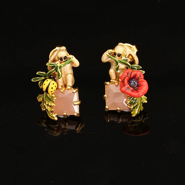 

Новая эмалированная глазурованная Серебряная игла в виде обезьянки с цирконом