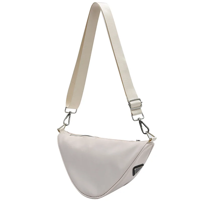 

Summer Hot Triangle Small Bag for Women 2022 Popular New Fashion Versatile Diagonal Crossbody Nylon Bags Ins Casual Shoulder Bag