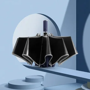 

Зонт-Реверсивный из алюминиевого сплава, 10 костей, 3 складных ремня