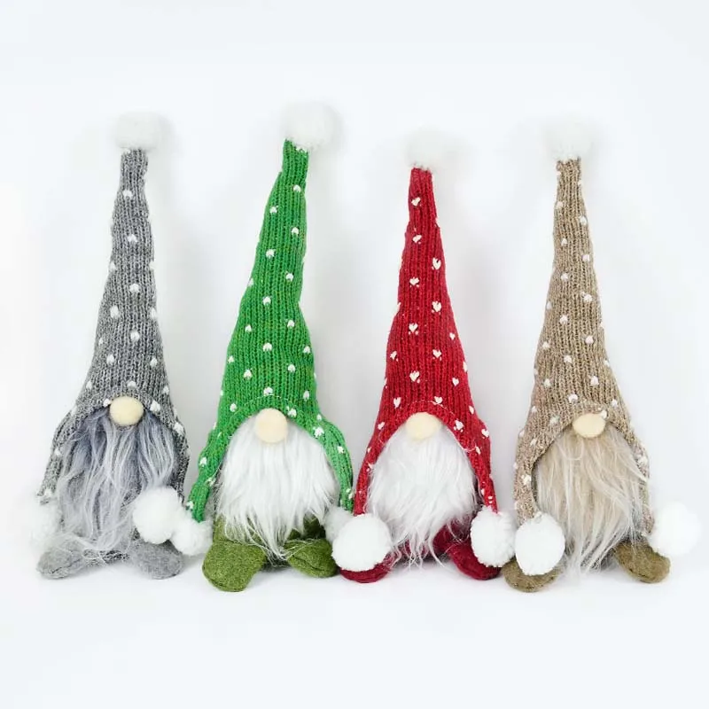 

1pcs Christmas Ornaments Faceless Doll Pendant Christmas Tree Decoration Accessories Happy New Year Kid Gift Home Decor Supplies
