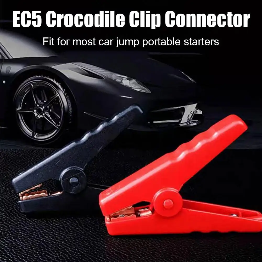 

Car Jumper Booster Cable Clip Emergency Car Battery Intelligent Alligator Clamps Red-Black Clips For 12V Jump Starter E5Z2