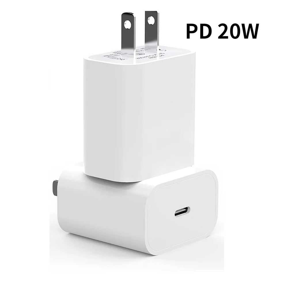 

Fast Charger 20W PD Fast Charger Type C Power Wall Charger Block for iPhone 12/12 Mini/12 Pro Max/11 Pro/Xs/XR/iPad AirPods Pro