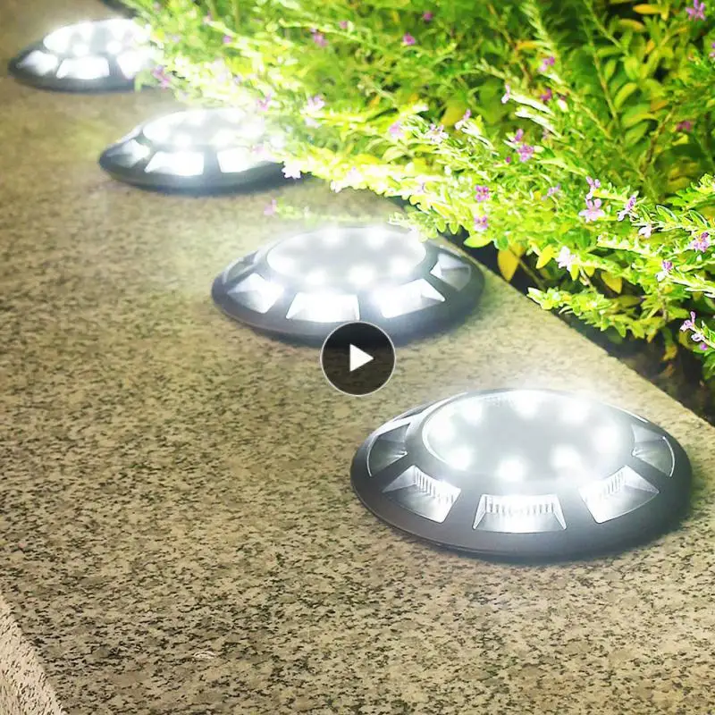 

Solar Garden Light LED Outdoor Waterproof Ground Lamp White/warm For Lawn Landscape Yard Patio Walkway Decoration Lighting