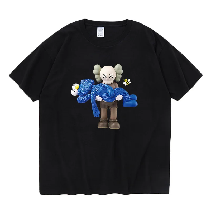 

2022 new mens t shirts ins style loose fit tees for men cotton oversized mens clothing drop shipping