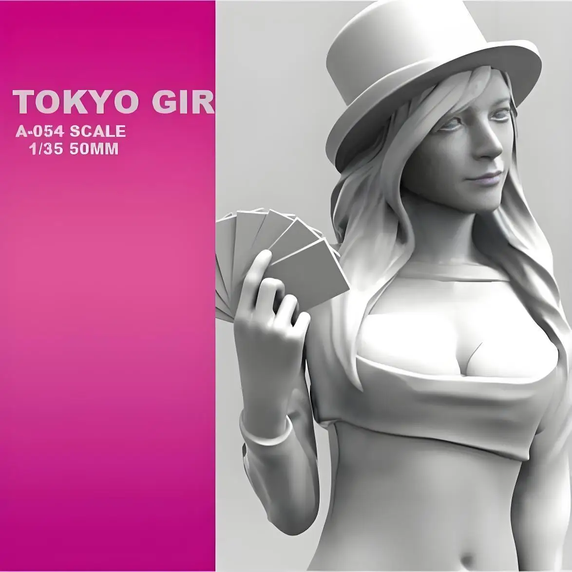 Смоляная фигурка солдата &quotТокио&quot неокрашенная 1/35