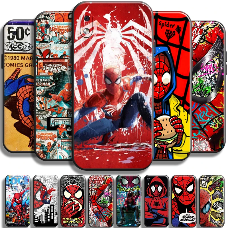 

Avengers Spiderman Comics For Samsung Galaxy A10 A10S Phone Case Carcasa Soft TPU Shell Funda Cover Cases