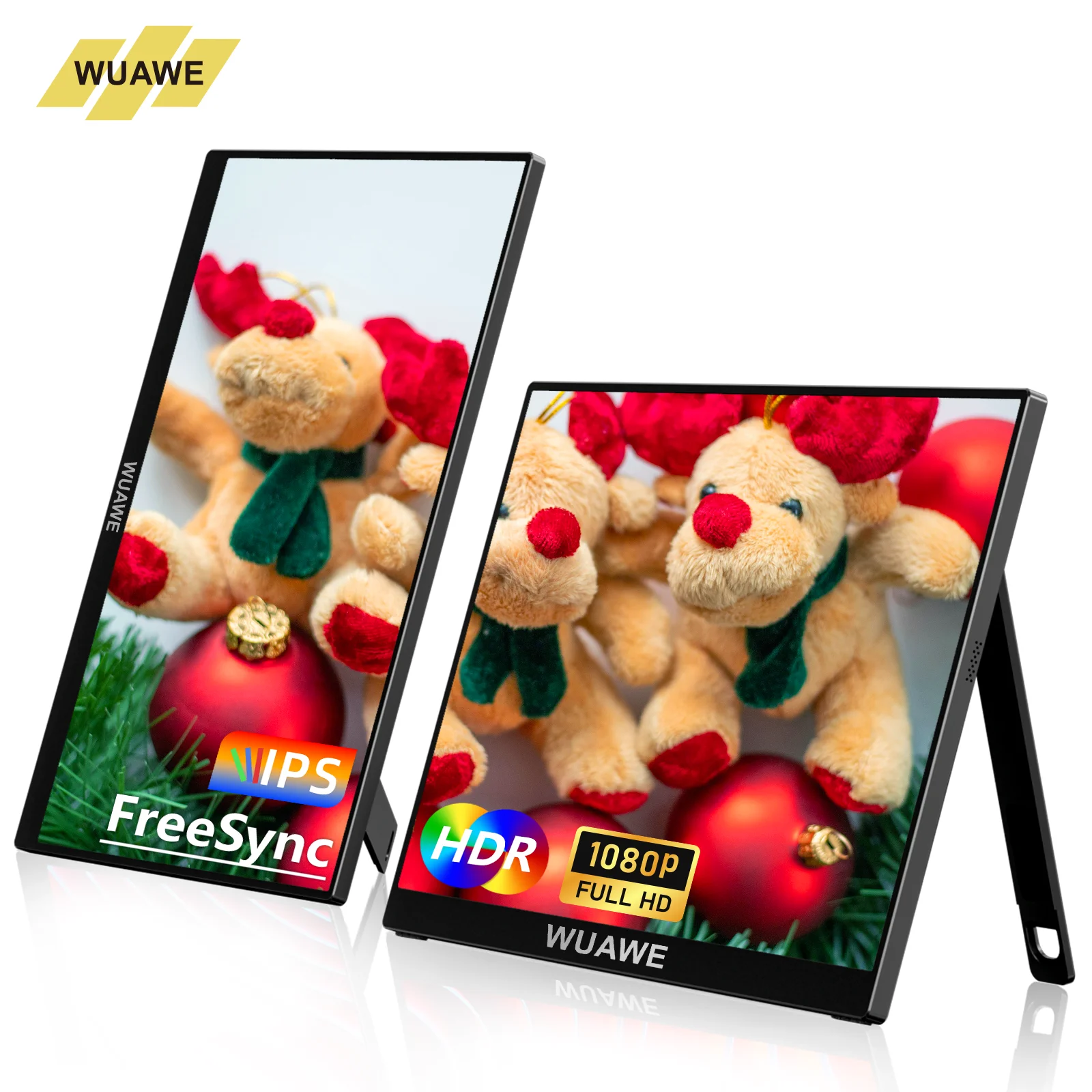 Рождественские подарки 15 6-дюймовый игровой портативный монитор 60 Гц IPS-дисплей