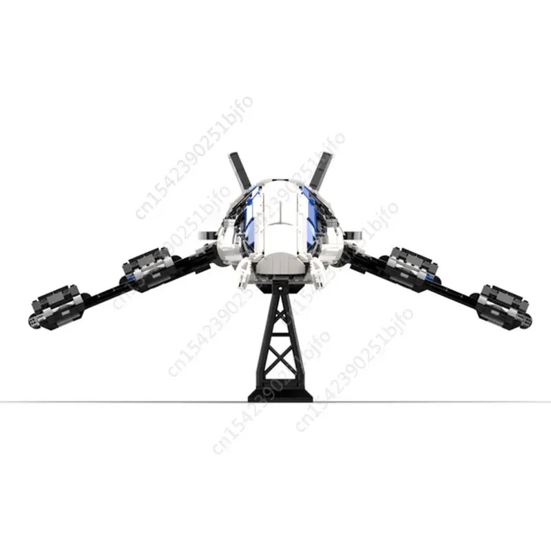 Moc Game Massc Effection SSV Нормандия SR-2 MOC- 118415 Основный корабль космический строительные