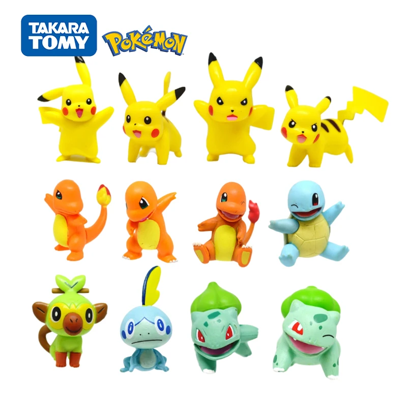 

Модель покемона, фигурки Пикачу, Пикачу, Mewtwo, Charizard, Venusaur, бластные куклы, коллекция мультяшных героев, кукла для детей, птица