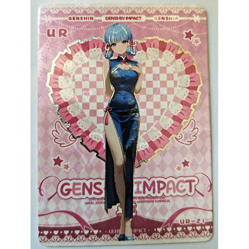 История богини Yae Miko keqing Raiden Shogun серия бронзирующие персонажи редкая коллекция