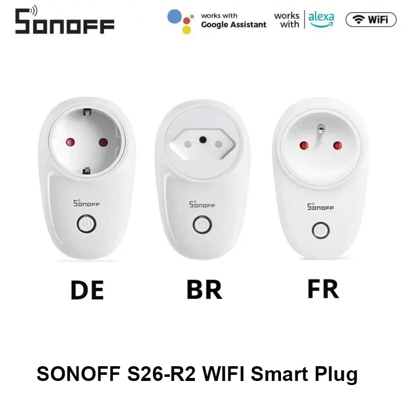 Смарт-розетка SONOFF S26-R2 WiFi ESP32/ESP8266