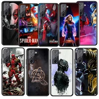 rocket raccoon marvel for samsung galaxy s22 s21 s20 ultra plus pro s10 s9 s8 s7 s6 soft silicone black phone case coque fundas