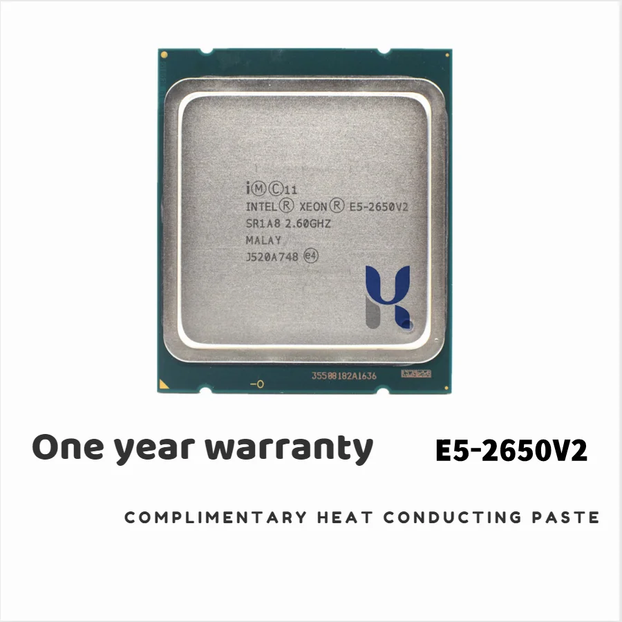 Процессор Intel Xeon E5 2650 V2 LGA 2011 8-ядерный 2,6 ГГц 20M 95 Вт SR1A8 E5 2650V2 поддержка материнской платы X79