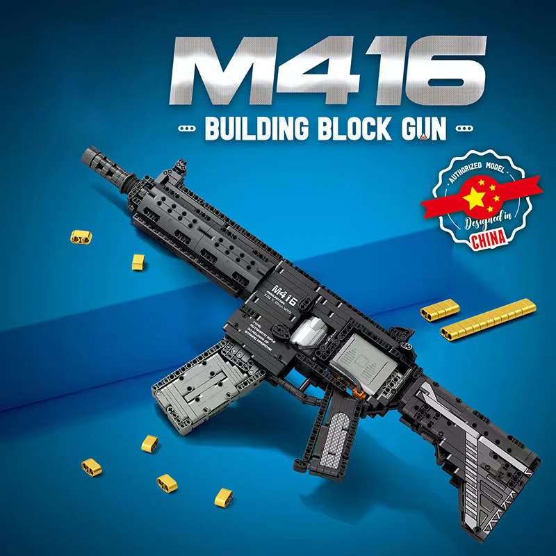 Военная снайперская винтовка строительные блоки AWM Desert Eagle пистолет
