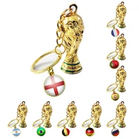 football trophy mini keychain model souvenir world cup award match key chain backpack accessories game special gift