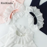 rinikinda 2022 summer lace ruffles knitted childrens t shirt casual quality o neck long sleeve girl tshirt tops tee