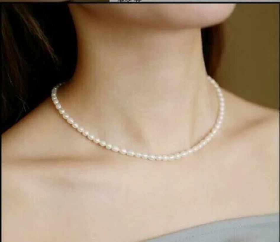 Ожерелье из настоящего натурального белого жемчуга Akoya 18 дюймов колье