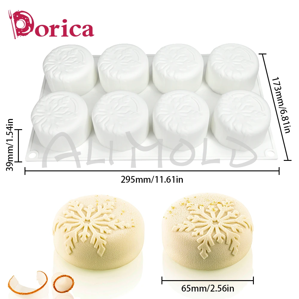 

Силиконовые формы для выпечки "Снежинка"