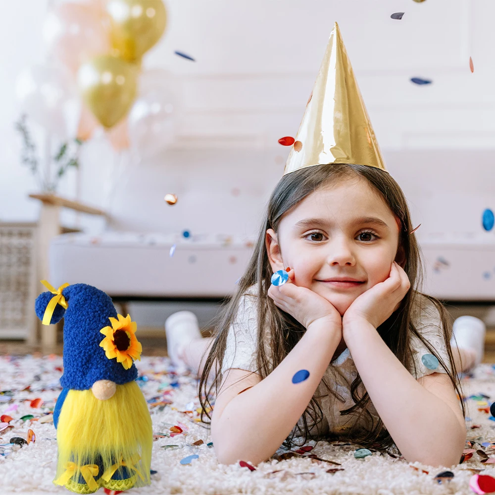 Фигурки гнома в виде подсолнуха весна-лето гном украшение для дома украинском