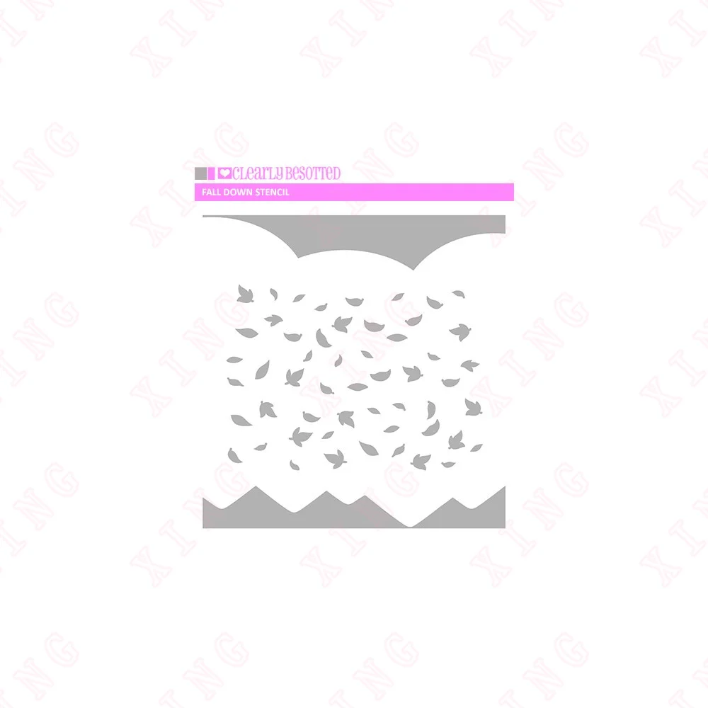 

2022 Newest Fall Down Diy Layering Stencils Painting Scrapbook Paper Decoration Craft Template Coloring Embossing Reusable Molds