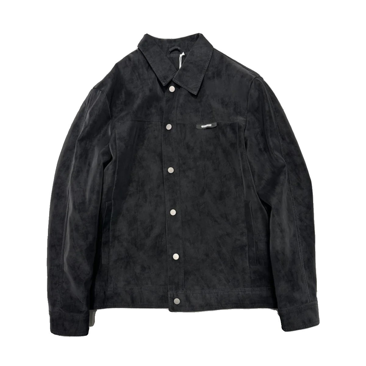 Autumn New Men's Lapel Deerskin Velvet Jacket Trendy American Cargo Casual Top Clothes Youth Outerwear Men