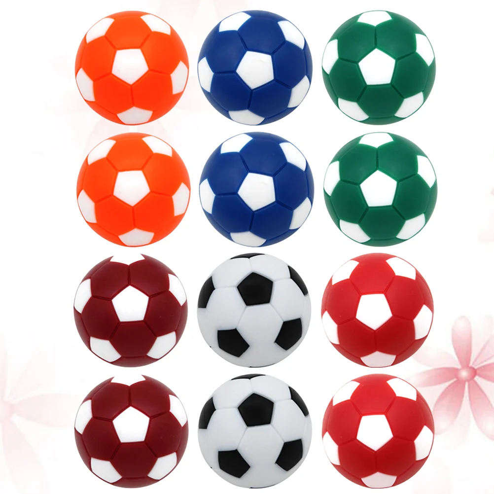 

12PCS Replacement Footballs Table Football Balls Foosball Table Balls Replacement Foosballs Foosball Soccer Balls